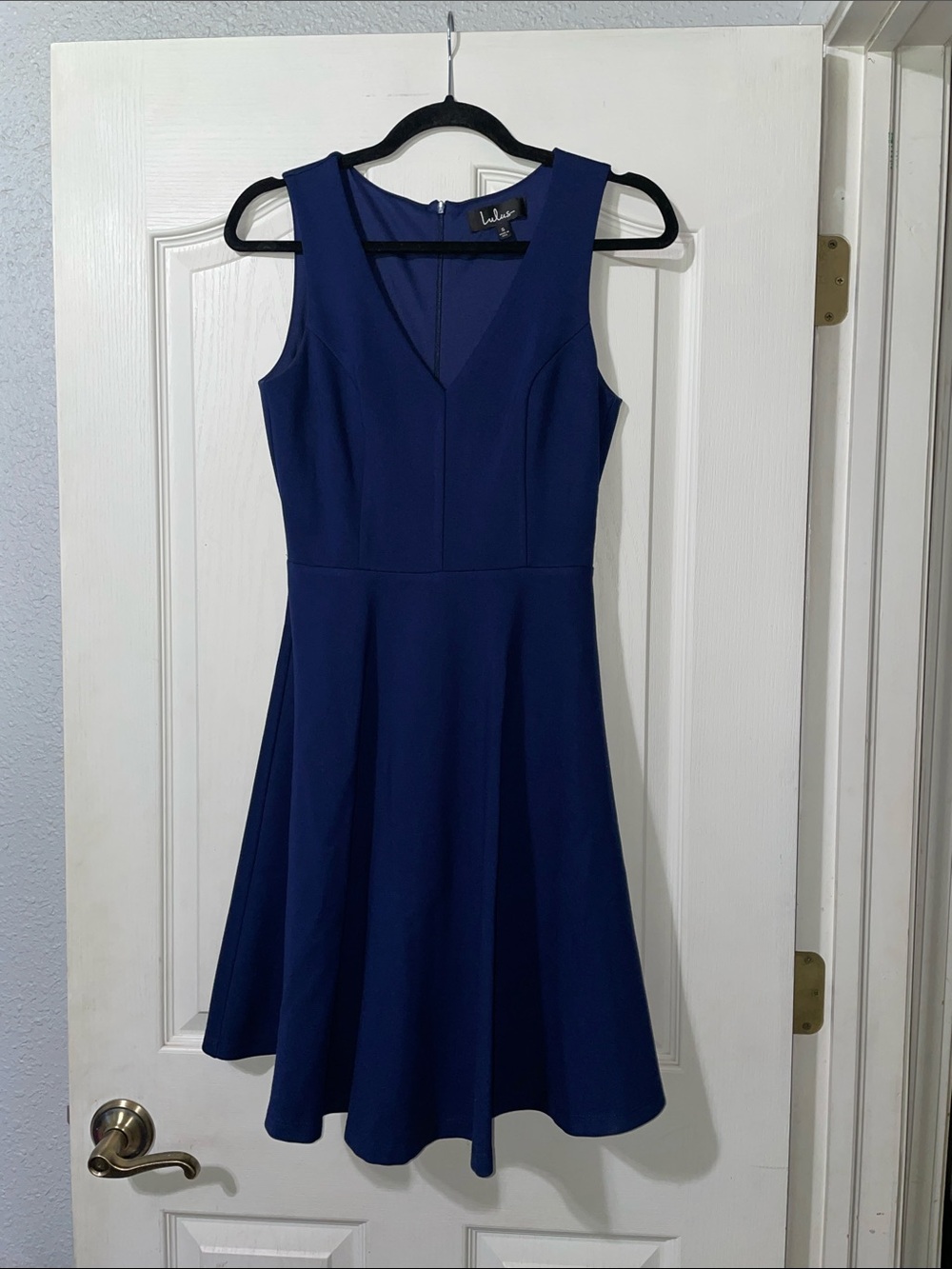 Lulus V- Neck Fit & Flare Skater Dress